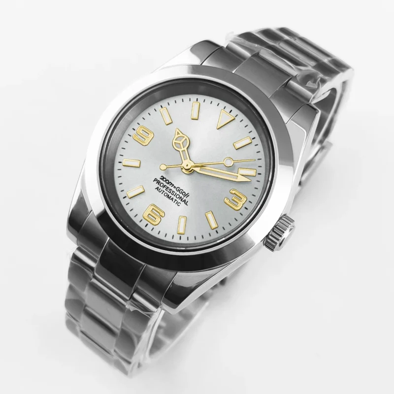 Luxury Automatic Dive Watch with Sapphire Crystal and Stainless Steel Bracelet - Image 12
