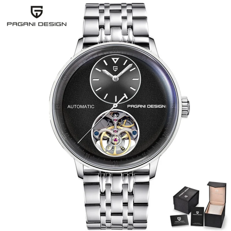 Classic Automatic Men's Dive Watch with 100M Water Resistance and Luminous Dial - Image 12