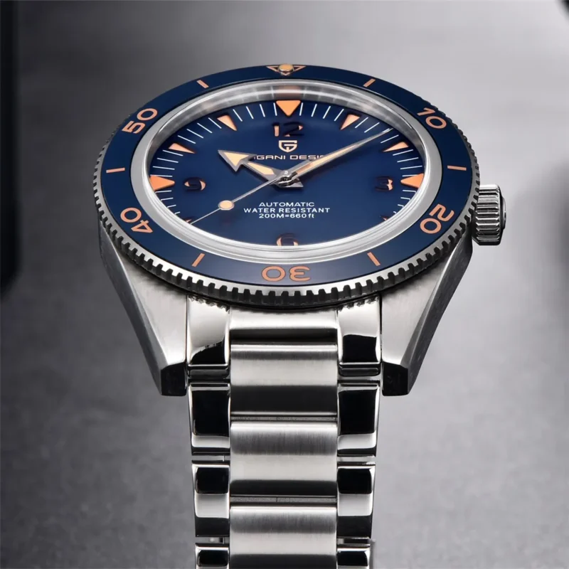Professional Automatic Dive Watch with Sapphire Crystal and 200m Water Resistance - Image 3