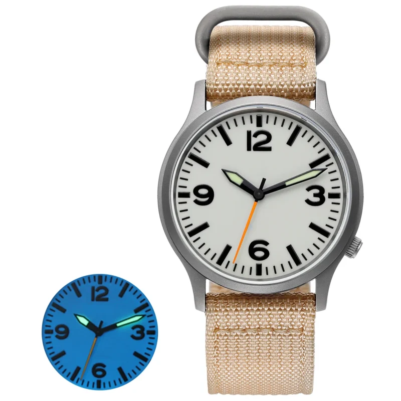 Titanium Field Sport Quartz Watch with Super Luminous Dial and Sapphire Crystal - Image 13