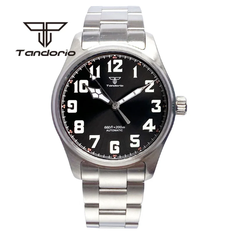 Professional Automatic Dive Watch with Sapphire Crystal and Stainless Steel Bracelet - Image 5