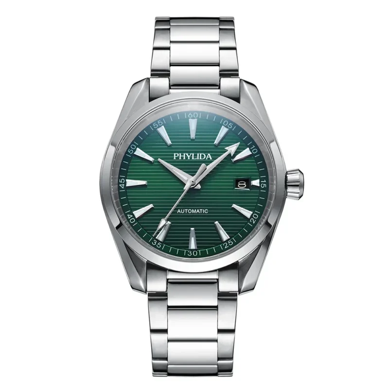 Professional Automatic Dive Watch with Sapphire Crystal and Stainless Steel Bracelet - Image 8