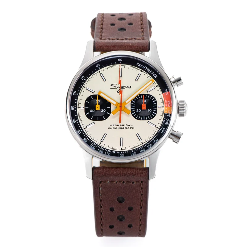 Pilot Chronograph Mechanical Watch with Swan Neck Movement and Sapphire Crystal - Image 18