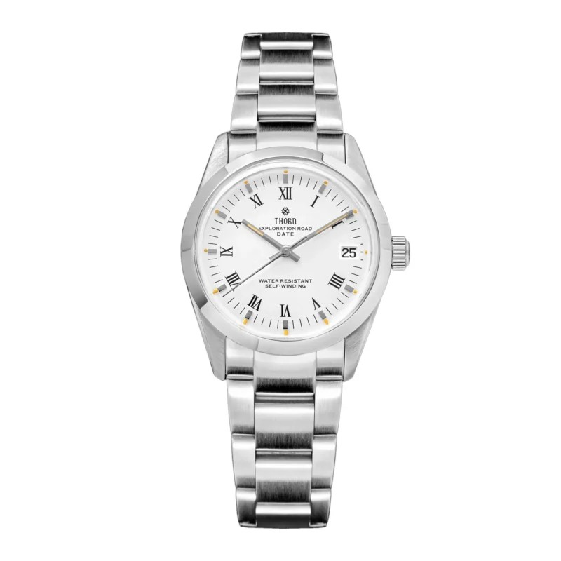 Vintage Tribute Automatic Dive Watch with Domed Sapphire Crystal and Stainless Steel Bracelet - Image 8