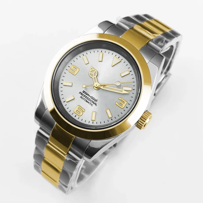 Luxury Automatic Dive Watch with Sapphire Crystal and Stainless Steel Bracelet - Image 2