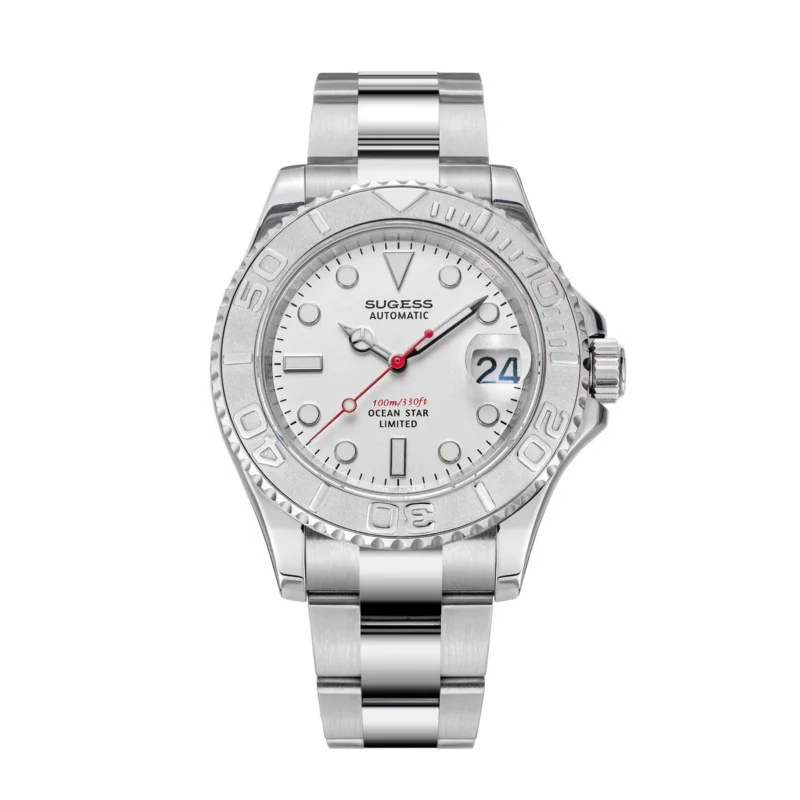 Professional Automatic Dive Watch with Ceramic Bezel and Sapphire Crystal NH35A Movement Watch with Stainless Steel Bracelet - Image 8