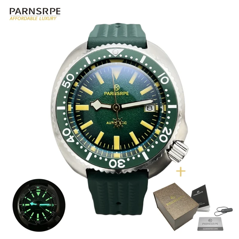 Professional Abalone Dial Automatic Dive Watch with NH35 Movement and Sapphire Crystal - Image 8