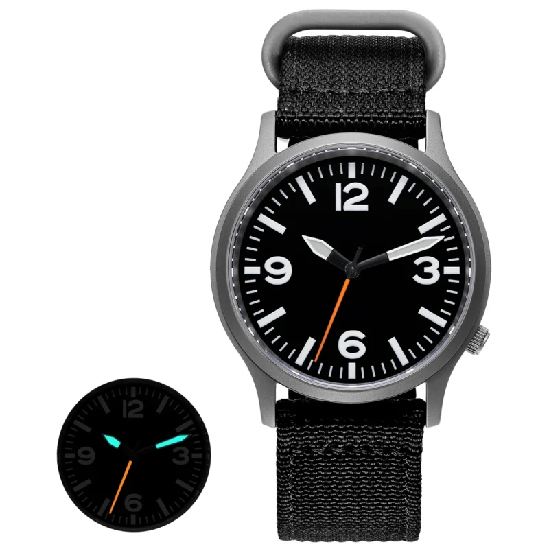 Titanium Field Sport Quartz Watch with Super Luminous Dial and Sapphire Crystal - Image 14
