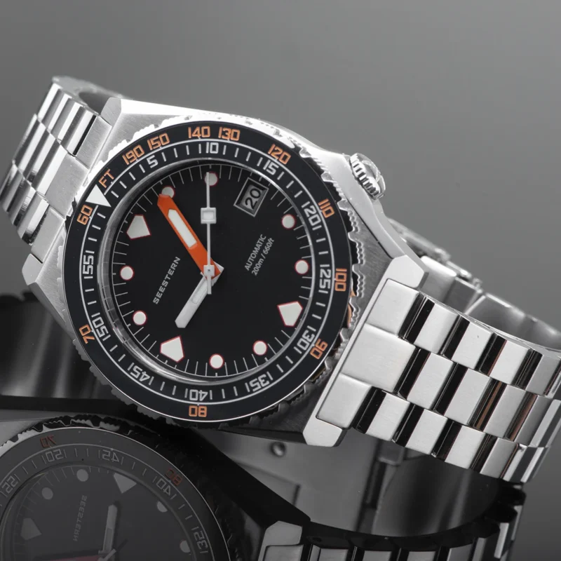 Professional Automatic Dive Watch with Ceramic Bezel and Sapphire Crystal - Image 15