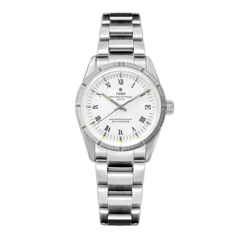 Vintage Tribute Automatic Dive Watch with Domed Sapphire Crystal and Stainless Steel Bracelet - Image 7