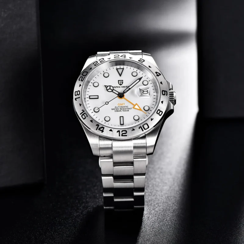 Professional Automatic Dive Watch with Sapphire Crystal and Stainless Steel Bracelet - Image 3