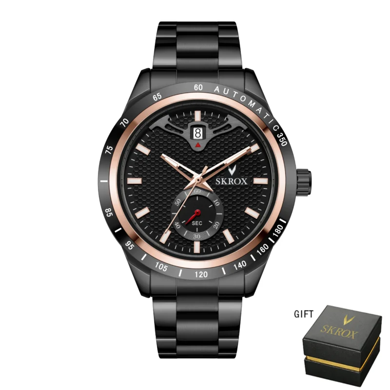 Professional Dive Automatic Watch with Date Function and Stainless Steel Bracelet - Image 7