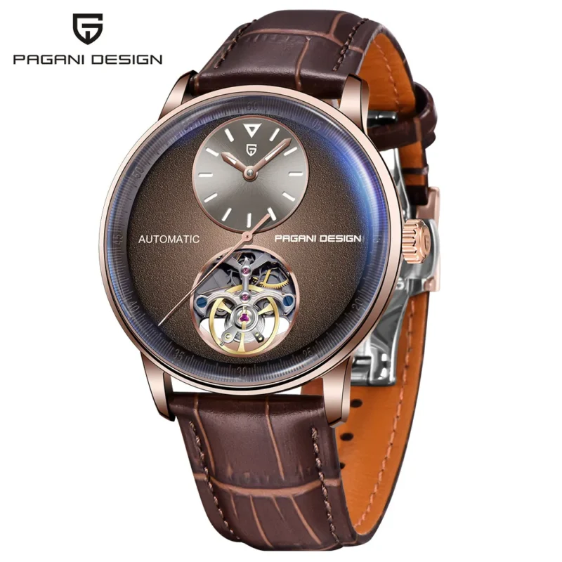 Classic Automatic Men's Dive Watch with 100M Water Resistance and Luminous Dial - Image 8