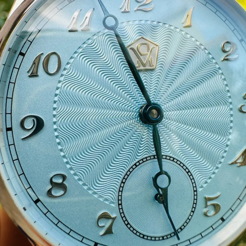 Premium Micro Rotor Manual Wind Watch with Stainless Steel Case and Arabic Numerals - Image 5