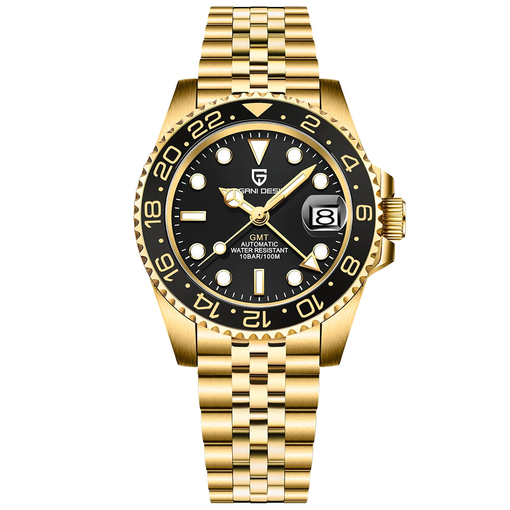 GMT watch displaying durability features essential for reliable performance during air travel