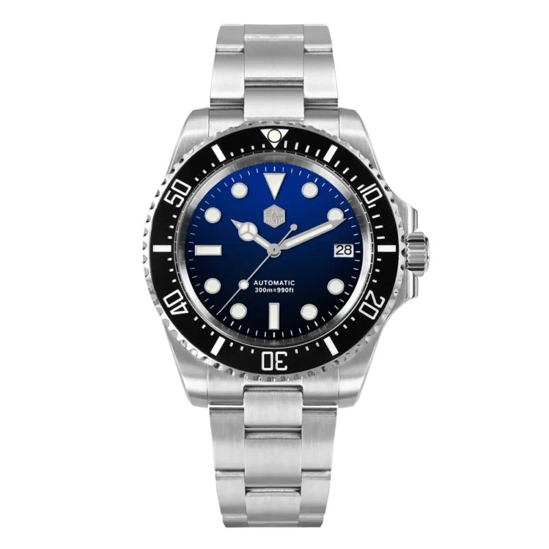 Professional Automatic Dive Watch NH35 300m Water Resistant with Sapphire Crystal and Adjustable Steel Bracelet - Image 10