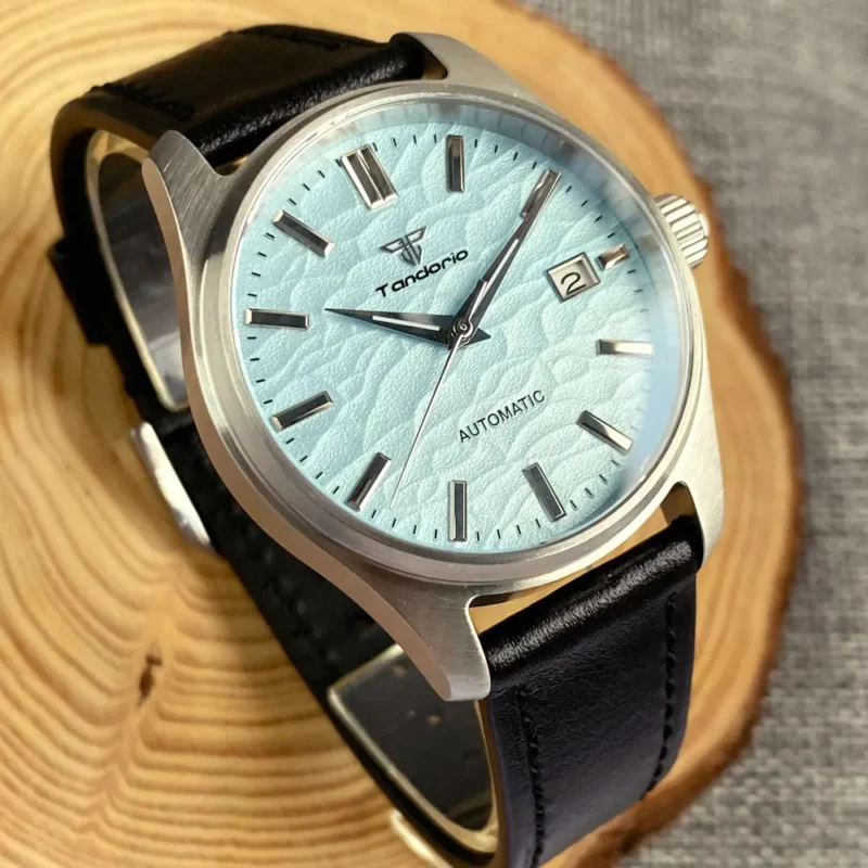 Professional Automatic Dive Watch with Sapphire Crystal and Leather Strap - Image 20