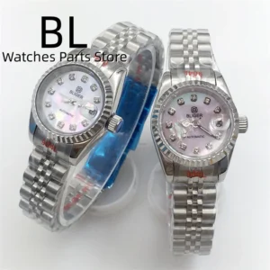 Luxury Ladies Automatic Watch with Mother of Pearl Dial and Sapphire Crystal