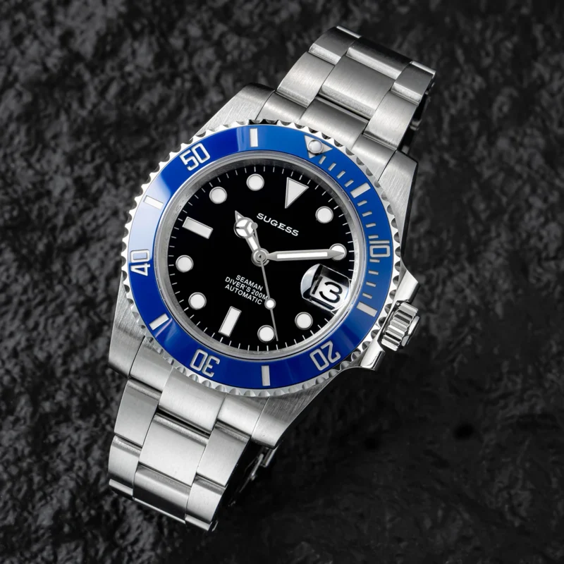 Professional Automatic Dive Watch with NH35 Movement, Ceramic Bezel and 200M Water Resistance - Image 6