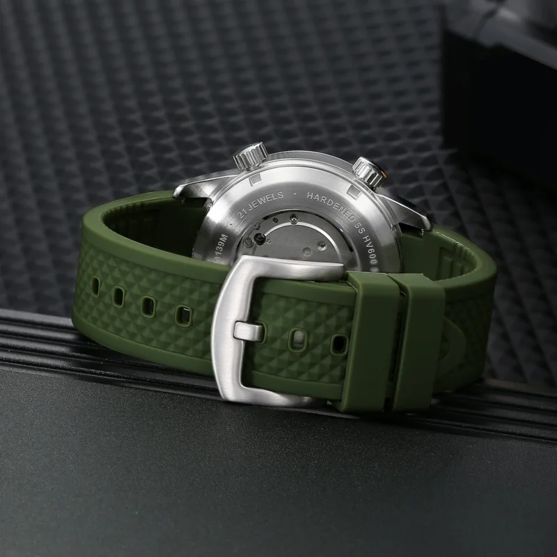 Professional Diver Automatic Watch with Sapphire Crystal and Super Luminous Dial 20Bar Water Resistant - Image 6