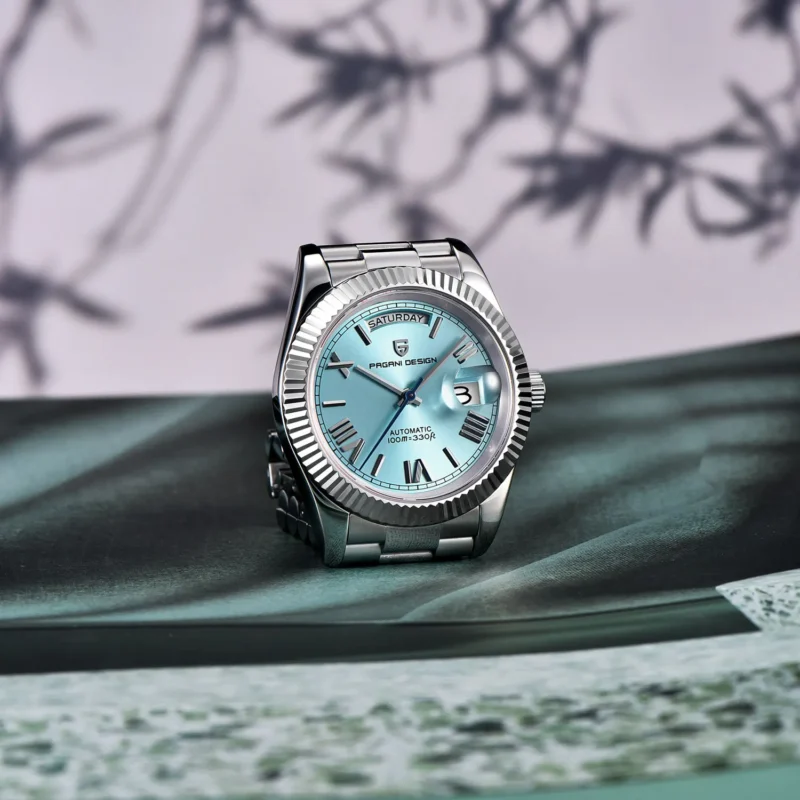 Luxury Automatic Dive Watch with NH36A Movement, Sapphire Crystal, and Stainless Steel Bracelet - Image 3
