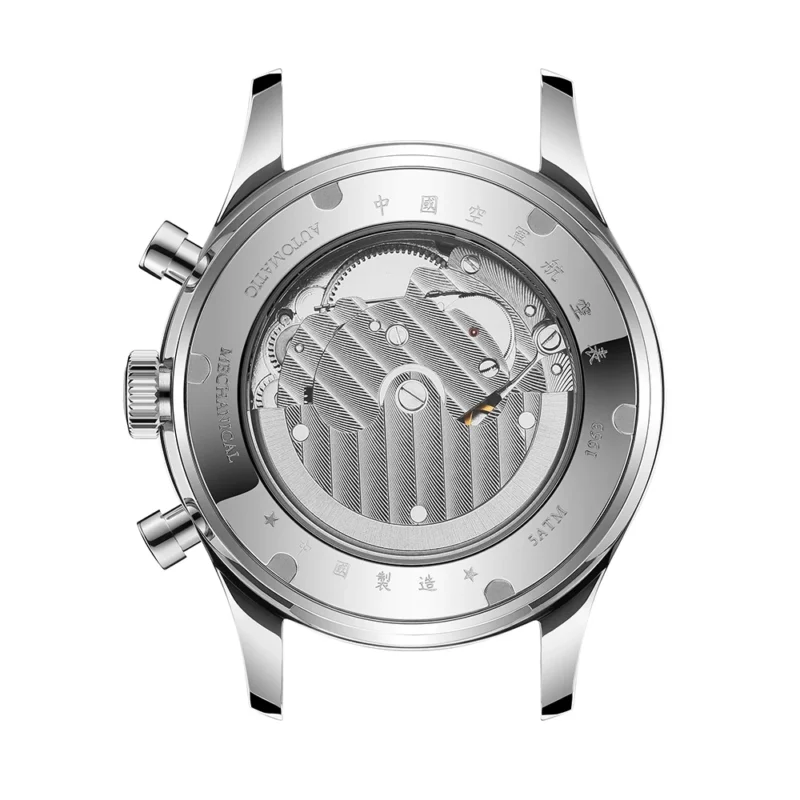 Military Pilot Automatic Watch with Calendar Week Display and Sapphire Crystal - Image 4
