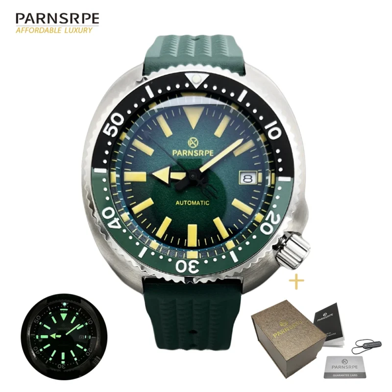 Professional Abalone Dial Automatic Dive Watch with NH35 Movement and Sapphire Crystal - Image 12