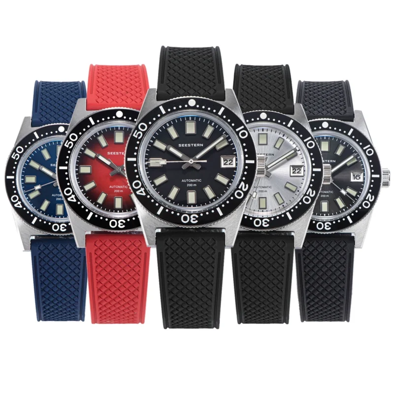 Professional Automatic Dive Watch 200M with Sapphire Crystal and Ceramic Bezel - Image 2