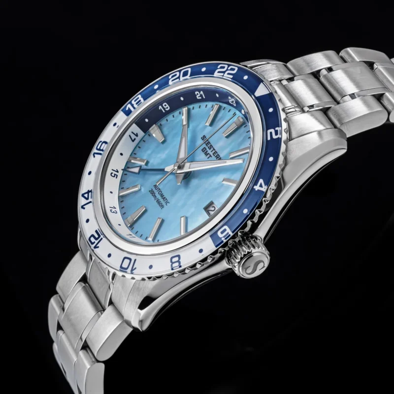 Professional GMT Dive Watch Automatic NH34 Movement with Sapphire Crystal and Stainless Steel Bracelet - Image 5