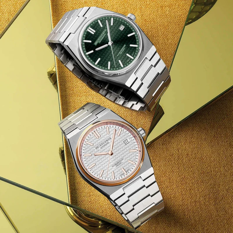 Classic Wine Red Automatic Watch with NH35 Movement Sapphire Crystal Stainless Steel Bracelet - Image 6