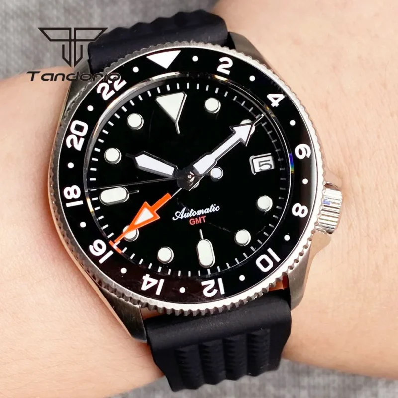 Professional GMT Automatic Dive Watch with NH34A Movement and Sapphire Crystal - Image 8