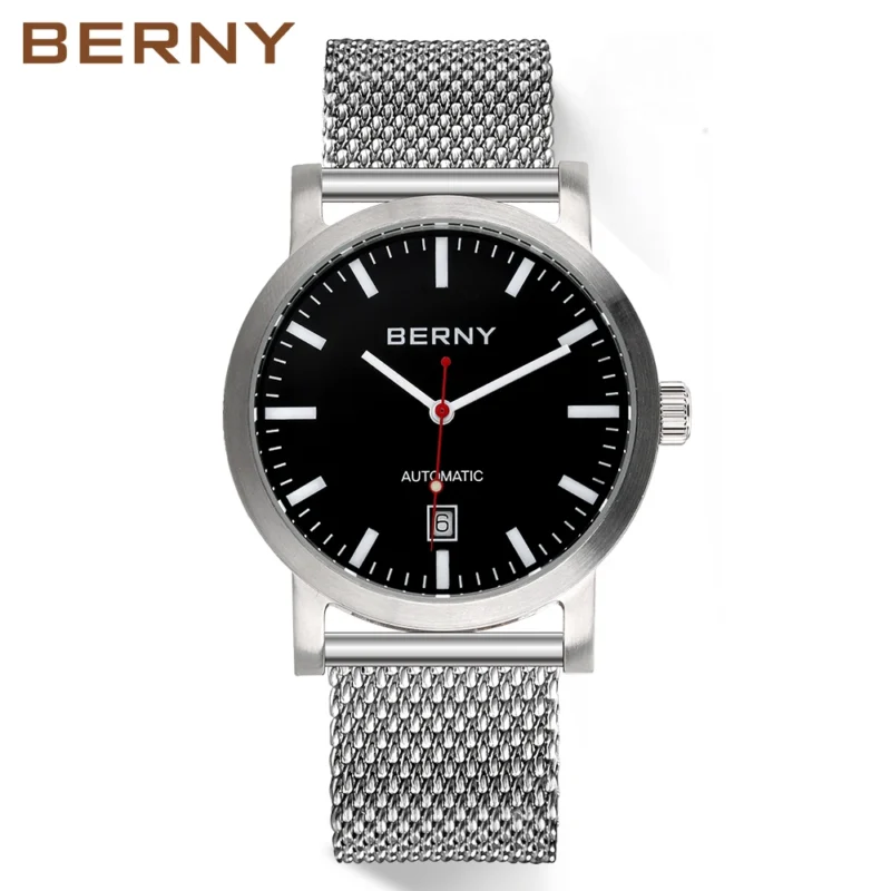 Swiss Railway Classic Automatic Watch with Complete Calendar and Sapphire Crystal - Image 9