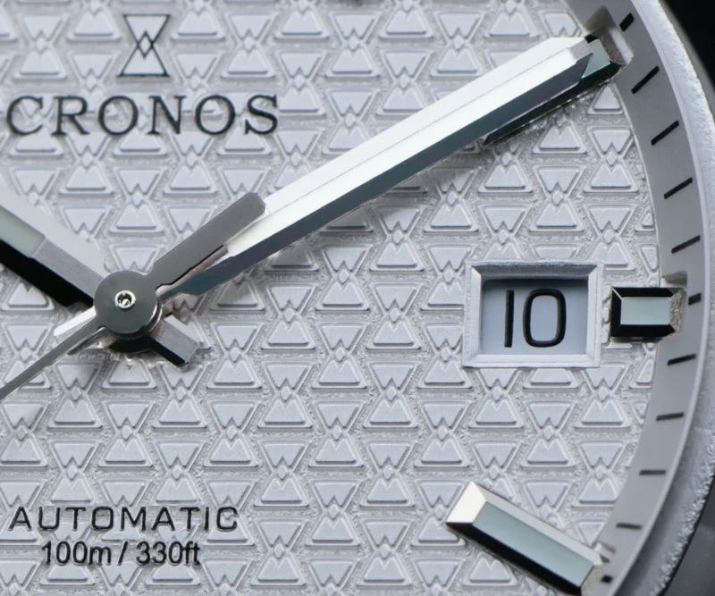 Classic Automatic Watch with Exhibition Caseback and Leather Strap - Image 3