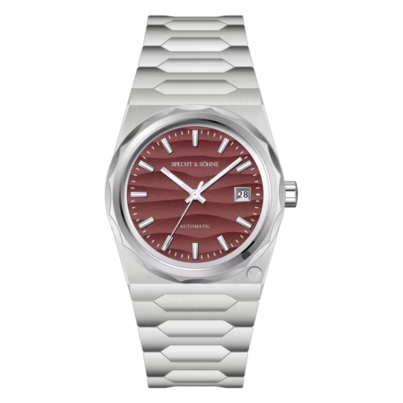 Elegant Blue Dial Automatic Watch with Sapphire Crystal and Stainless Steel Bracelet - Image 12