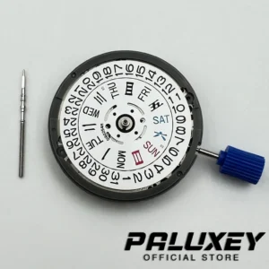 Premium NH36 Automatic Movement 24 Jewels Day-Date Watch Movement with Crown at 3.0/3.8 O'Clock