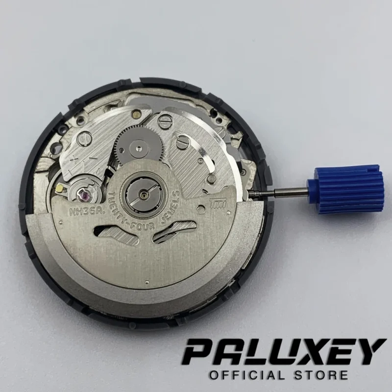 Premium NH36 Automatic Movement 24 Jewels Day-Date Watch Movement with Crown at 3.0/3.8 O'Clock - Image 5