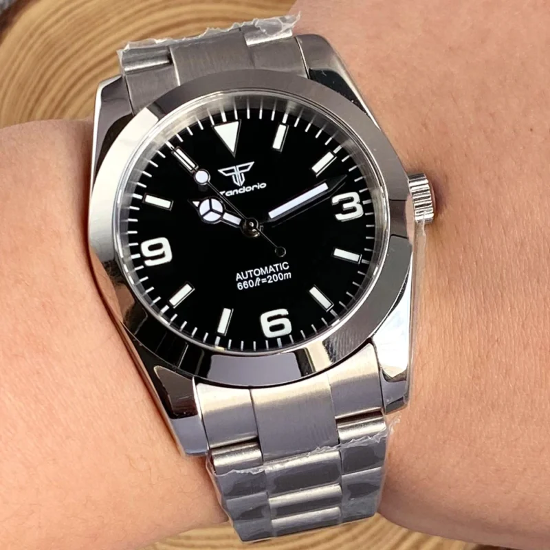 Luxury Automatic Dive Watch NH35A Movement 904L Stainless Steel Sapphire Crystal 100m Water Resistant - Image 3