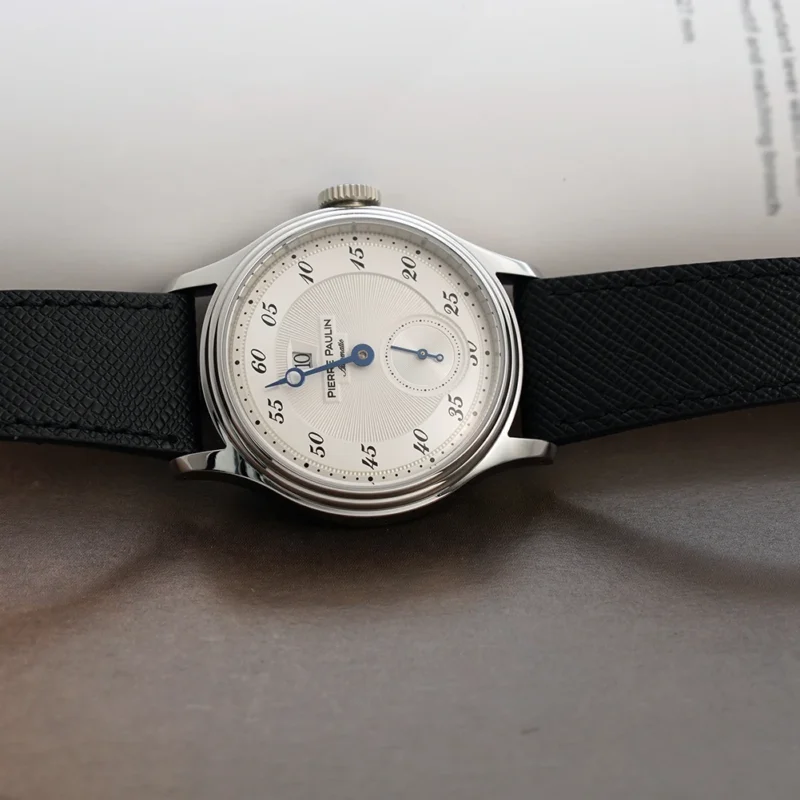 Jumping Hour Automatic Watch with Blue Dial and Sapphire Crystal Stainless Steel Dress Timepiece - Image 7