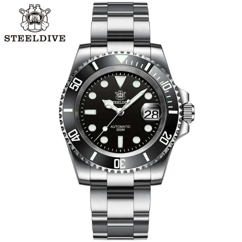 Professional Dive Automatic Watch with 300M Water Resistance and Sapphire Crystal - Image 11