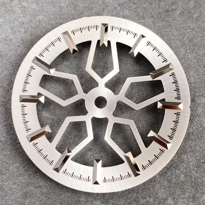 Skeleton Open Heart Automatic Watch Dial 29mm for NH35 with Brass Construction - Image 8