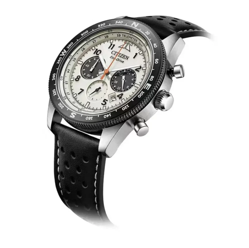 Citadel Automatic Mechanical Watch with Leather Strap and Stainless Steel Case - Image 5