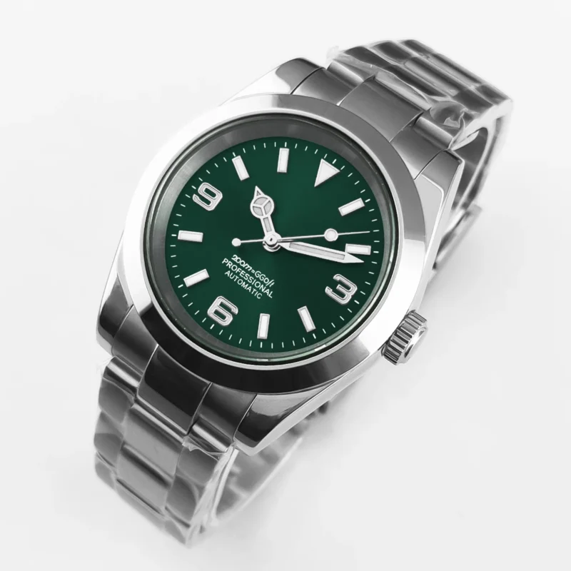 Luxury Automatic Dive Watch with Sapphire Crystal and Stainless Steel Bracelet - Image 13