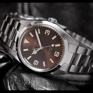 Professional Explorer Automatic Dive Watch with Sapphire Crystal and Stainless Steel Bracelet