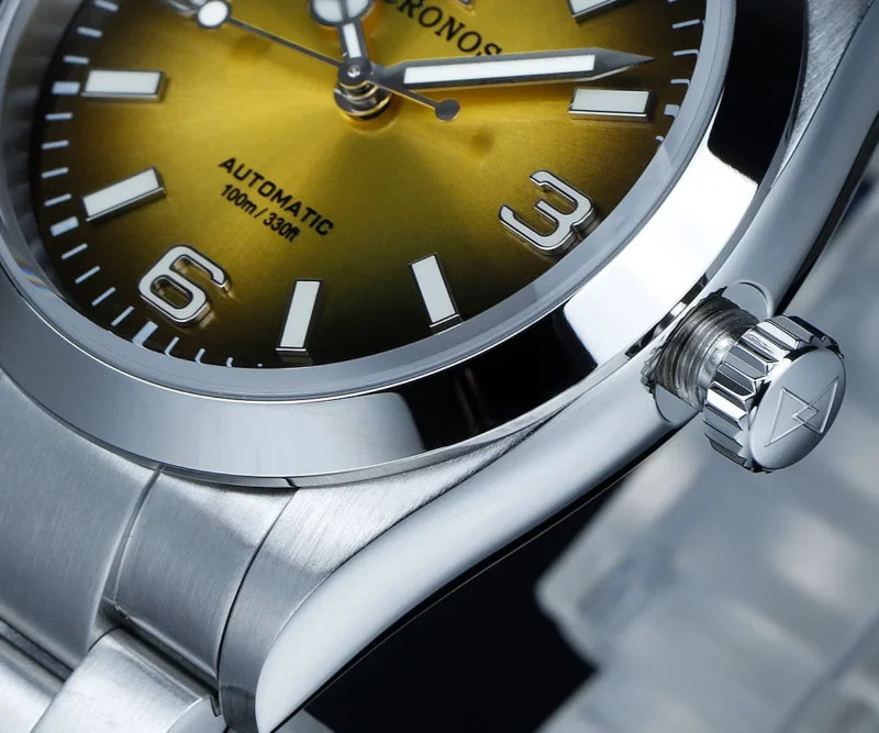 Explorer Automatic Dive Watch with Sapphire Crystal and 316L Stainless Steel Bracelet - Image 3