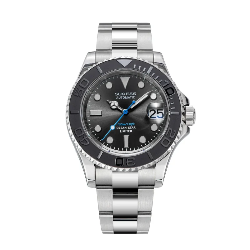 Professional Automatic Dive Watch with Ceramic Bezel and Sapphire Crystal NH35A Movement Watch with Stainless Steel Bracelet - Image 9