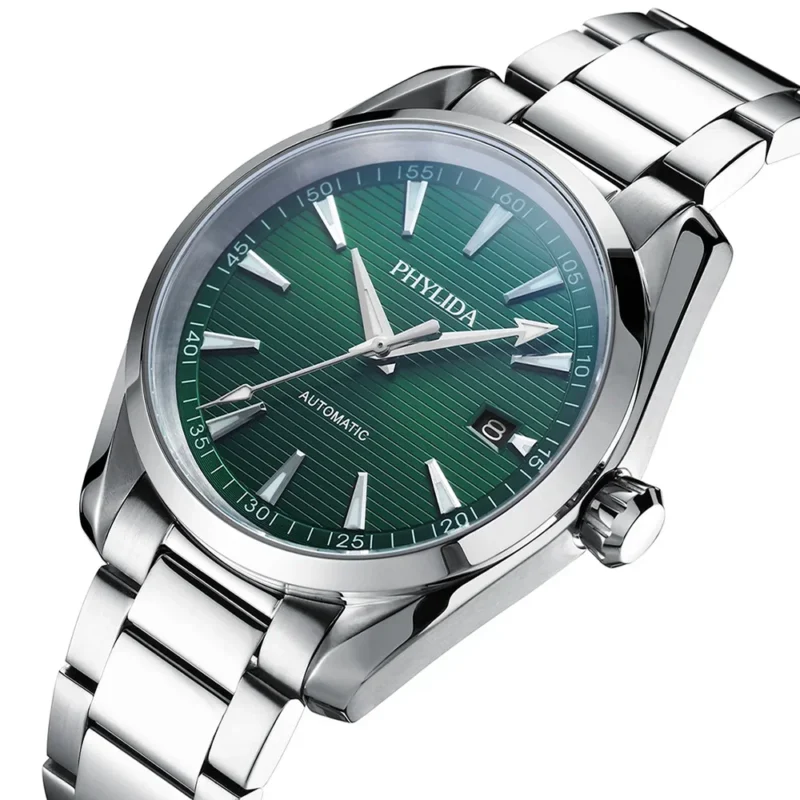 Professional Automatic Dive Watch with Sapphire Crystal and Stainless Steel Bracelet - Image 2