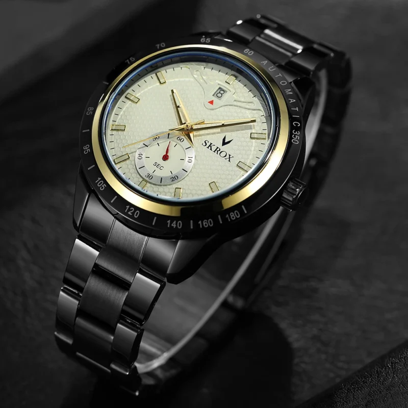 Professional Dive Automatic Watch with Date Function and Stainless Steel Bracelet - Image 4