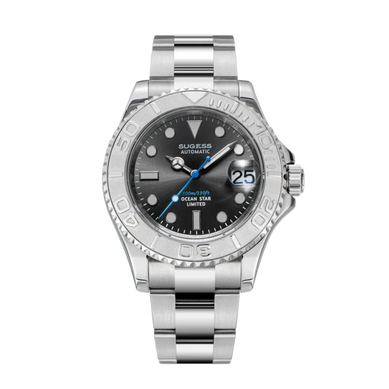 Professional Automatic Dive Watch with Ceramic Bezel and Sapphire Crystal NH35A Movement Watch with Stainless Steel Bracelet - Image 7
