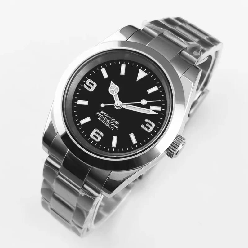 Luxury Automatic Dive Watch with Sapphire Crystal and Stainless Steel Bracelet - Image 19