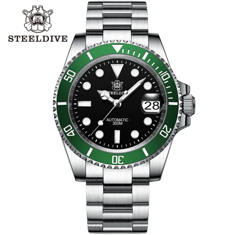Professional Dive Automatic Watch with 300M Water Resistance and Sapphire Crystal - Image 10